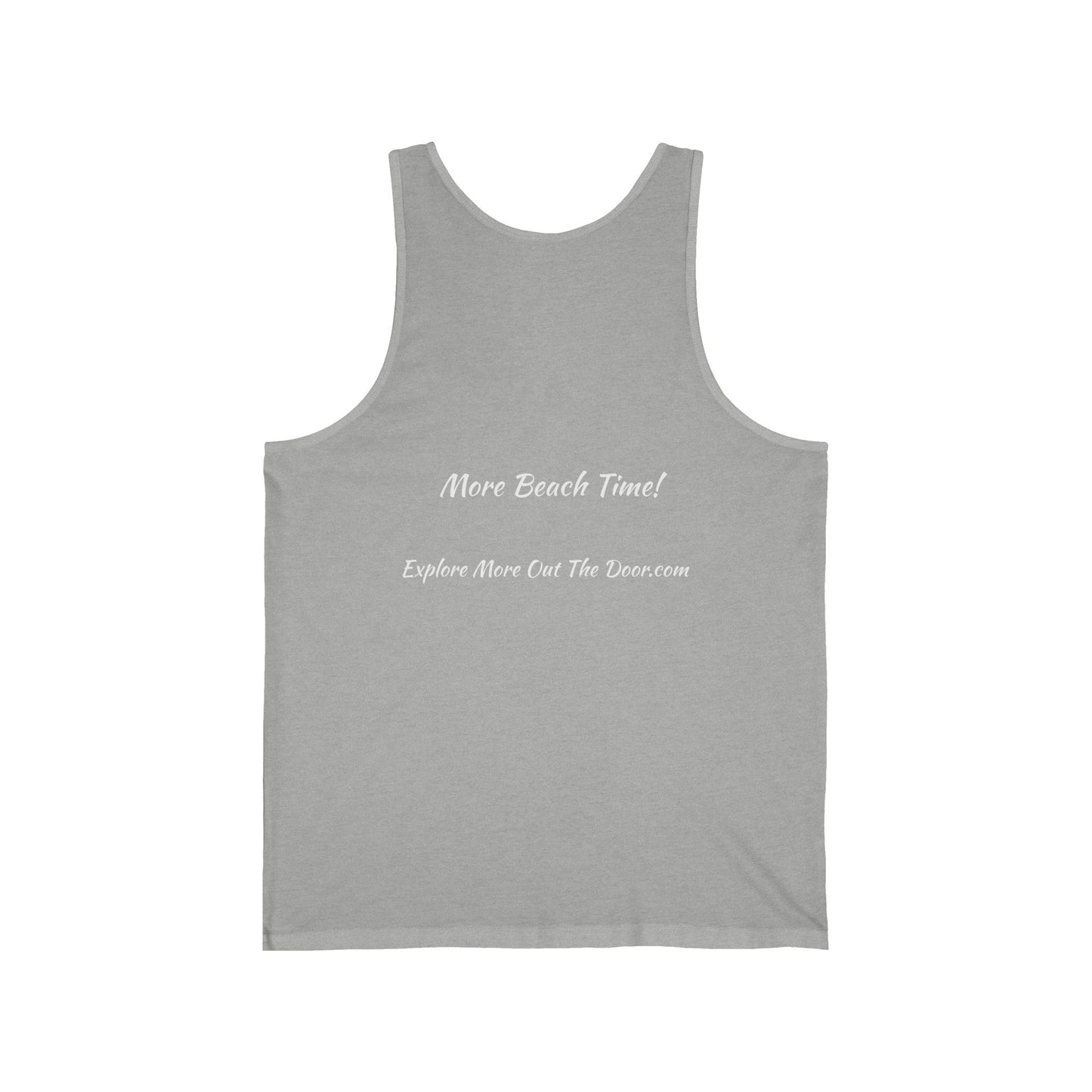 More Beach Times Jersey Tank | Perfect for Summer Parties, Beach Days, Gifts, Vacation Apparel, Casual Wear