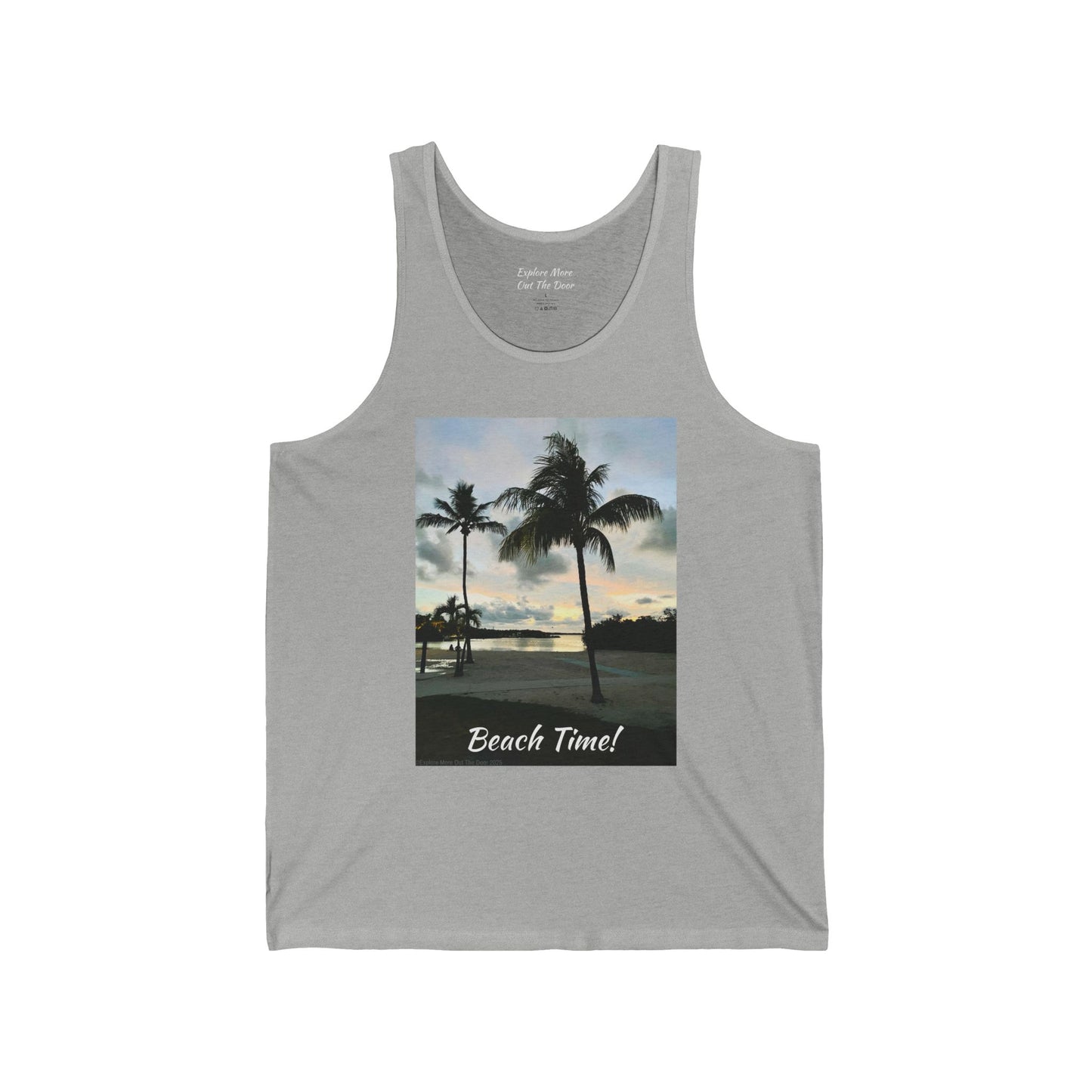 More Beach Times Jersey Tank | Perfect for Summer Parties, Beach Days, Gifts, Vacation Apparel, Casual Wear