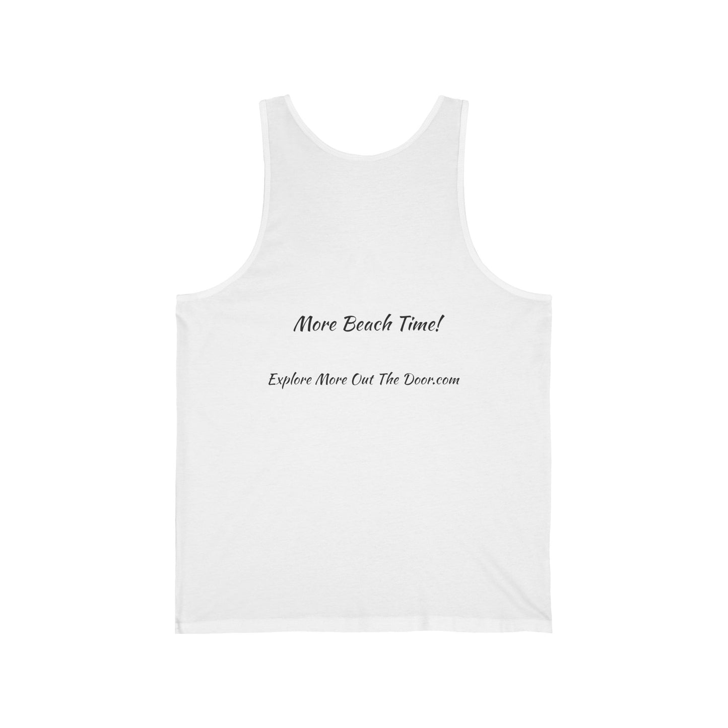 More Beach Times Jersey Tank | Perfect for Summer Parties, Beach Days, Gifts, Vacation Apparel, Casual Wear