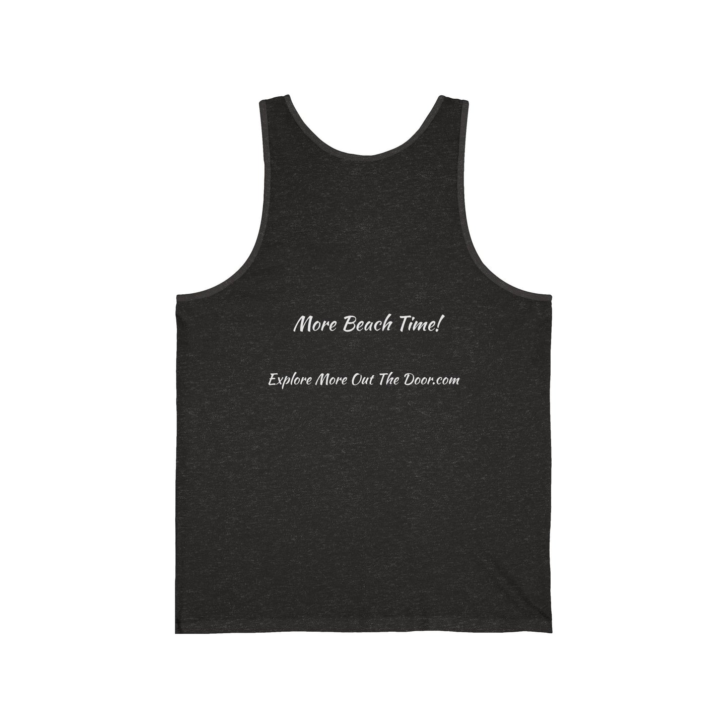 More Beach Times Jersey Tank | Perfect for Summer Parties, Beach Days, Gifts, Vacation Apparel, Casual Wear