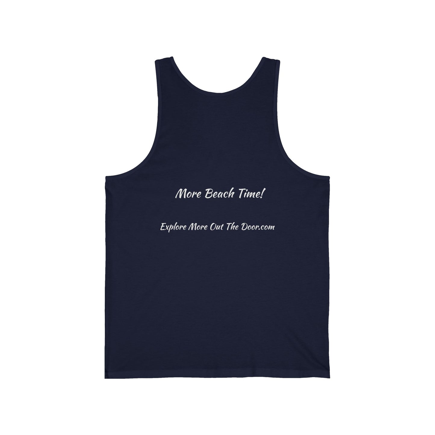 More Beach Times Jersey Tank | Perfect for Summer Parties, Beach Days, Gifts, Vacation Apparel, Casual Wear