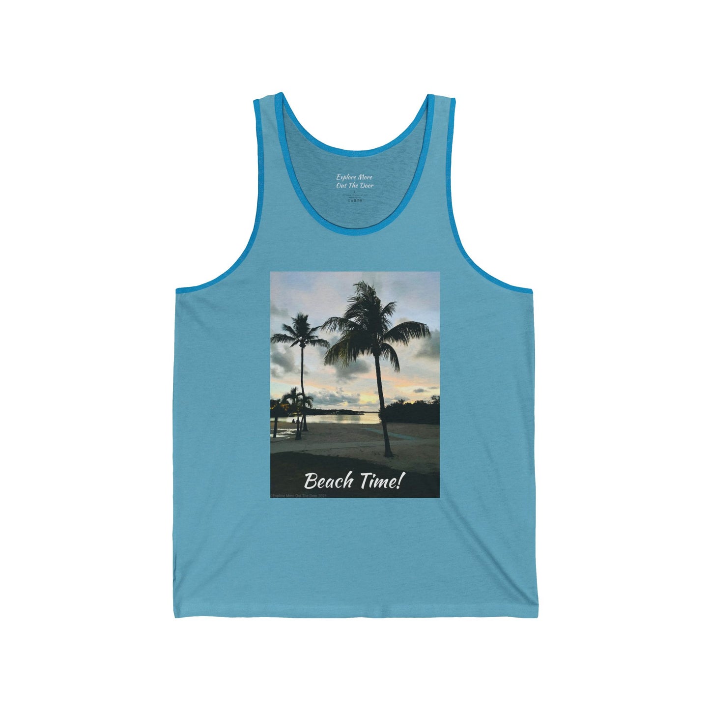 More Beach Times Jersey Tank | Perfect for Summer Parties, Beach Days, Gifts, Vacation Apparel, Casual Wear