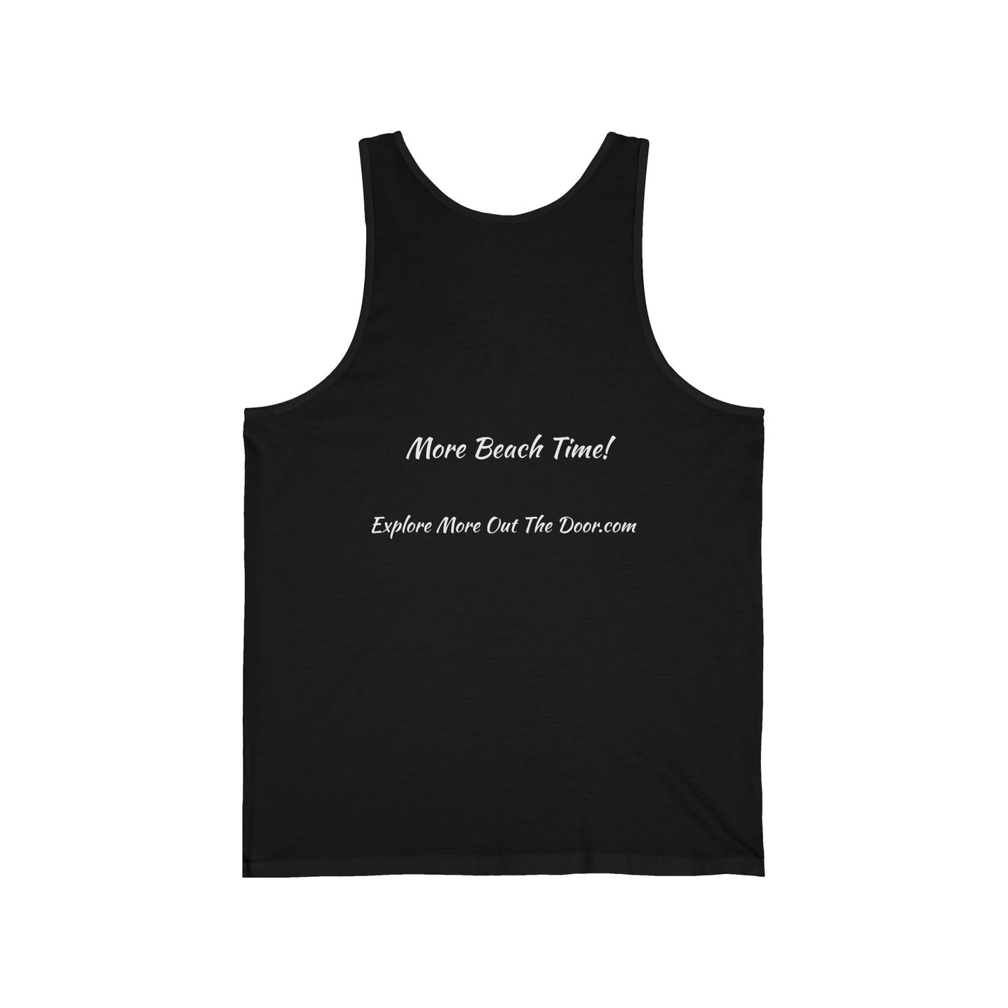 More Beach Times Jersey Tank | Perfect for Summer Parties, Beach Days, Gifts, Vacation Apparel, Casual Wear