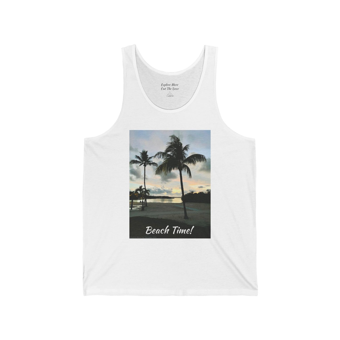 More Beach Times Jersey Tank | Perfect for Summer Parties, Beach Days, Gifts, Vacation Apparel, Casual Wear