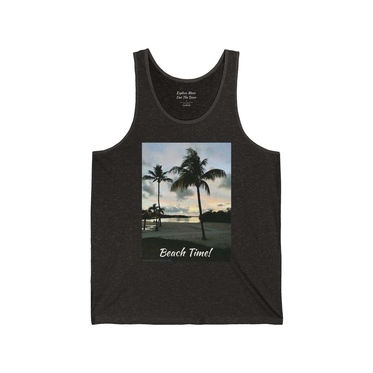 More Beach Times Jersey Tank | Perfect for Summer Parties, Beach Days, Gifts, Vacation Apparel, Casual Wear