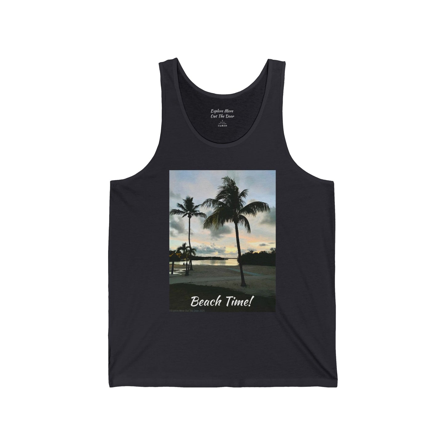 More Beach Times Jersey Tank | Perfect for Summer Parties, Beach Days, Gifts, Vacation Apparel, Casual Wear