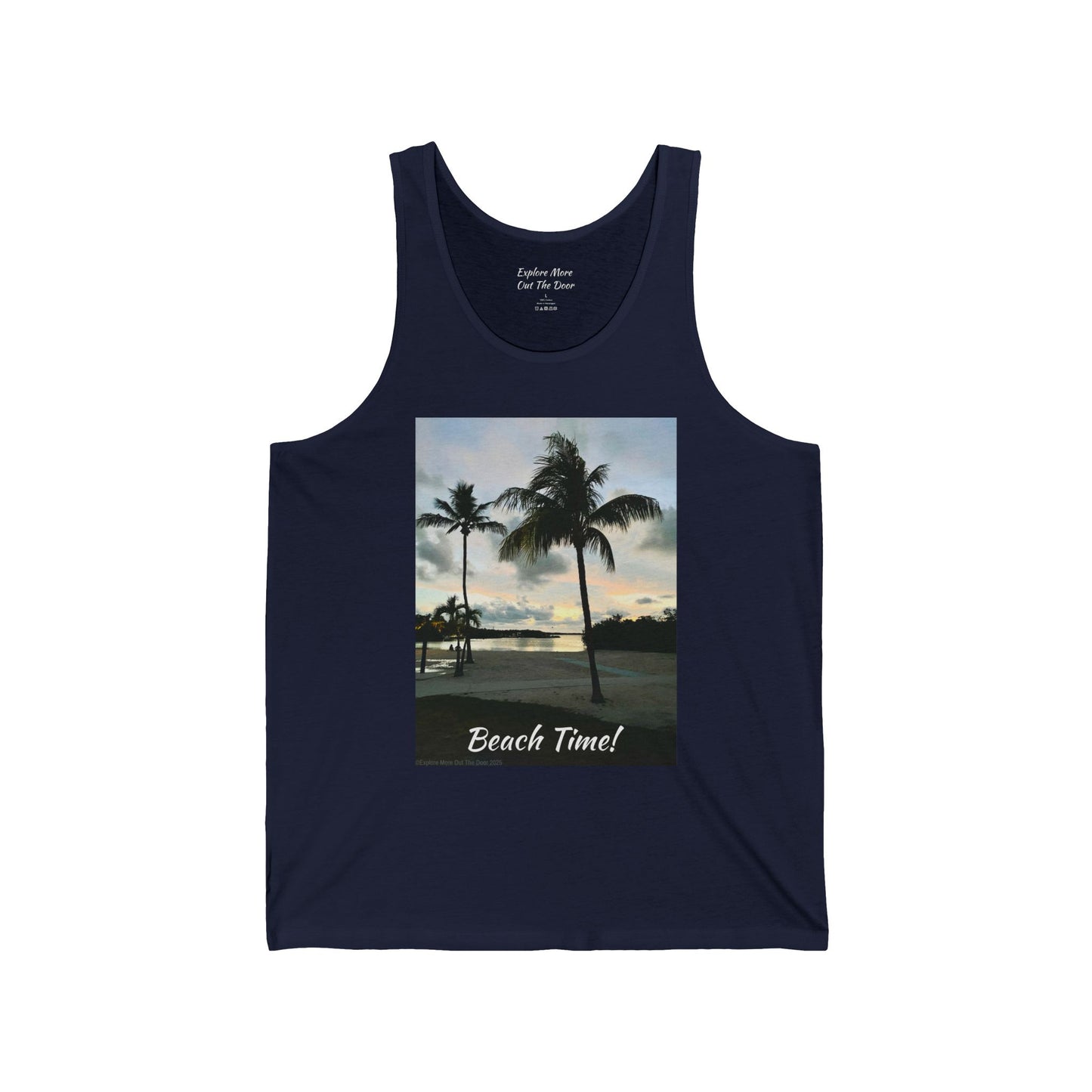 More Beach Times Jersey Tank | Perfect for Summer Parties, Beach Days, Gifts, Vacation Apparel, Casual Wear