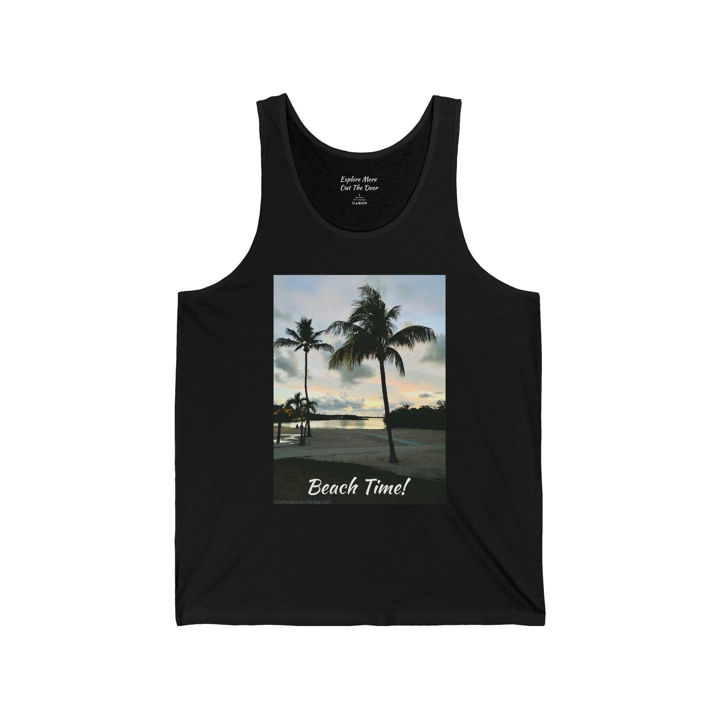 More Beach Times Jersey Tank | Perfect for Summer Parties, Beach Days, Gifts, Vacation Apparel, Casual Wear