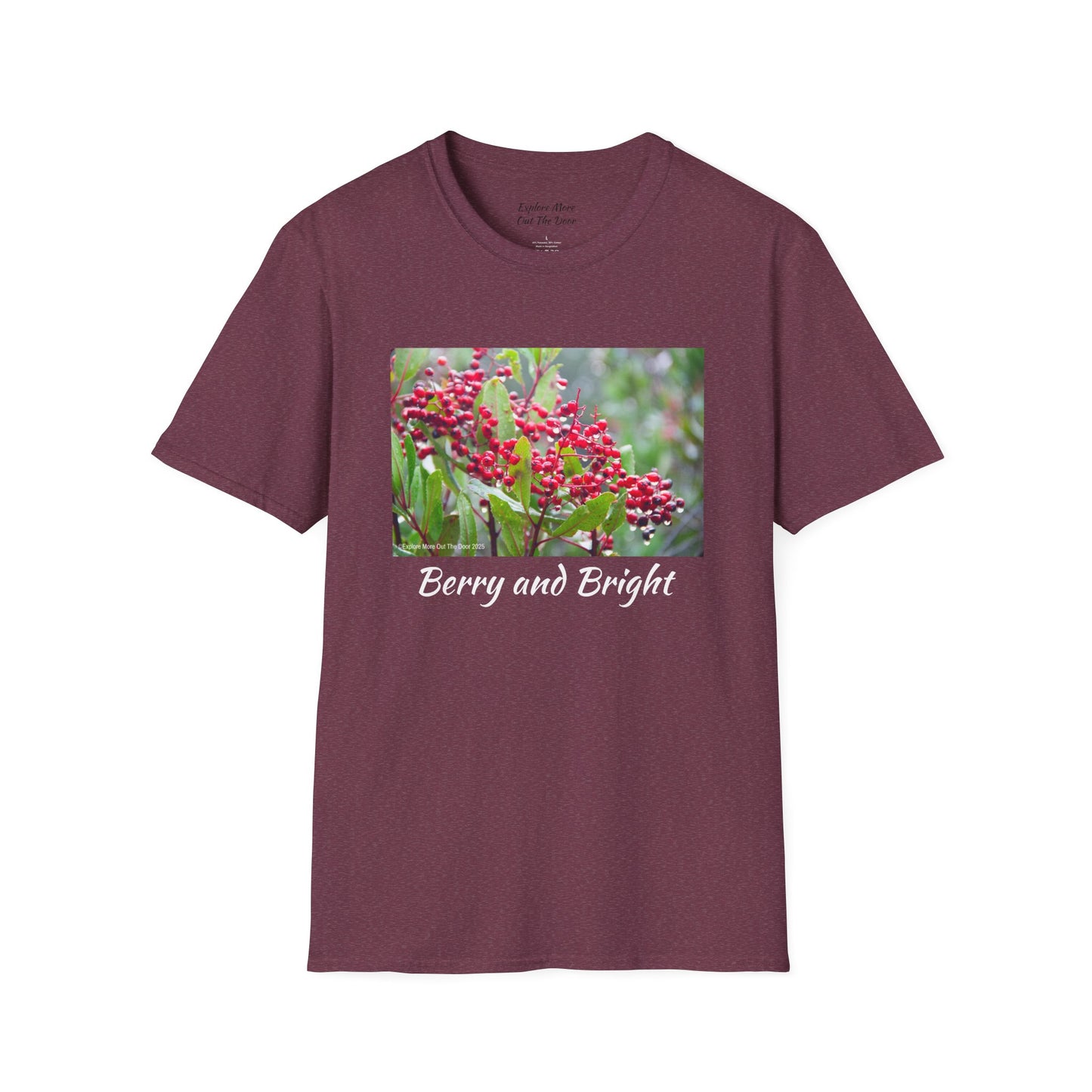 Berry and Bright Cheerful Softstyle T-Shirt