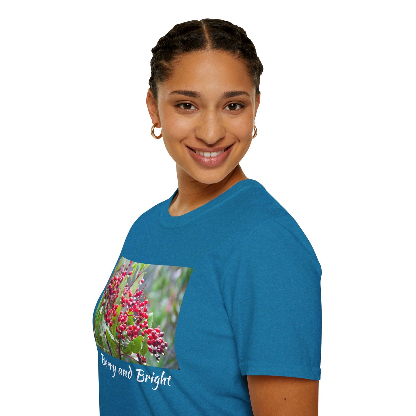 Berry and Bright Cheerful Softstyle T-Shirt