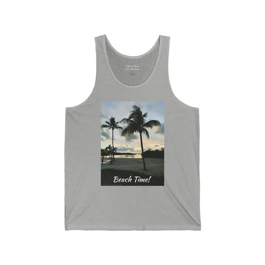 More Beach Times Jersey Tank | Perfect for Summer Parties, Beach Days, Gifts, Vacation Apparel, Casual Wear
