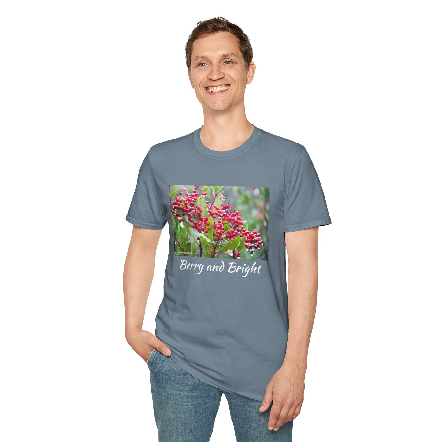 Berry and Bright Cheerful Softstyle T-Shirt
