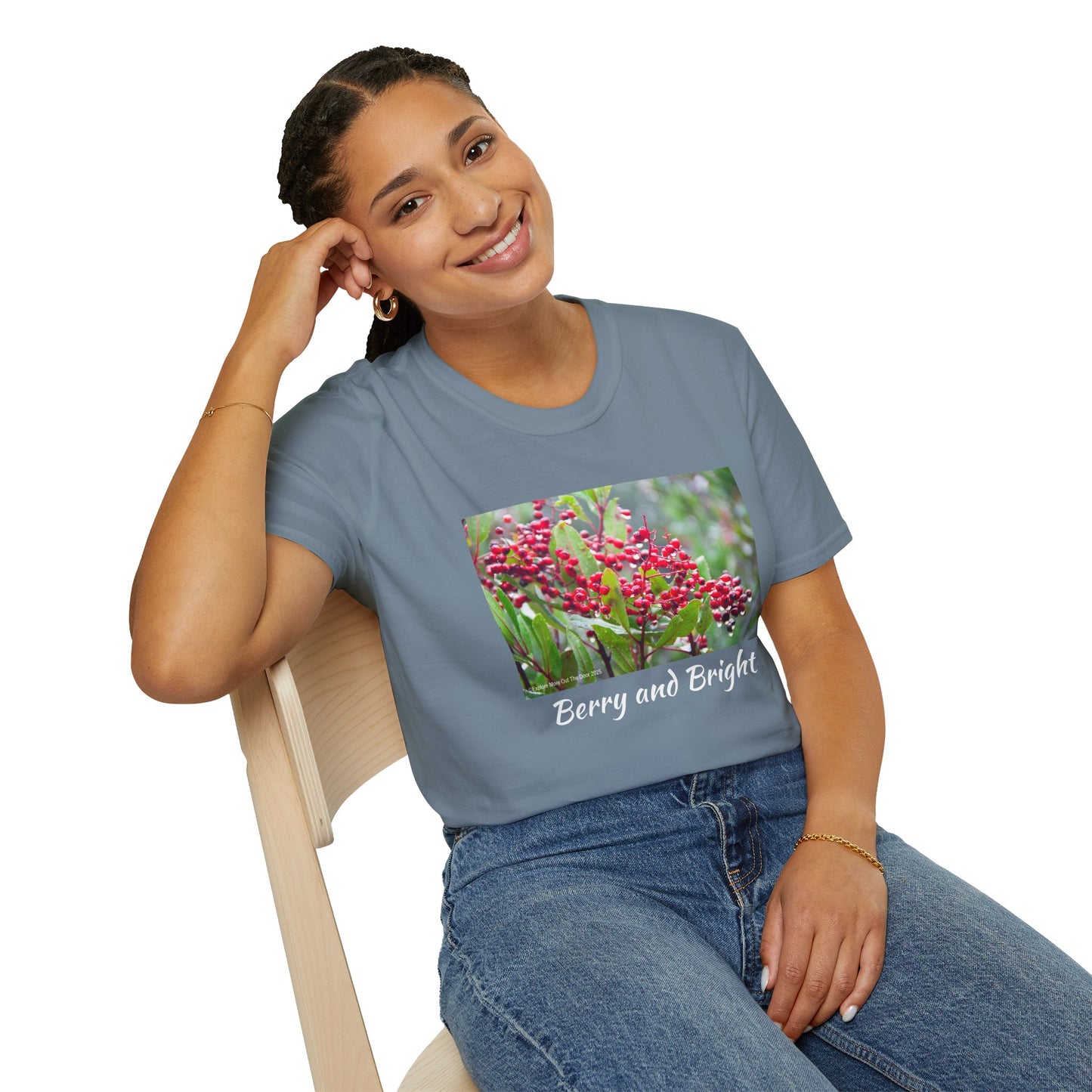 Berry and Bright Cheerful Softstyle T-Shirt