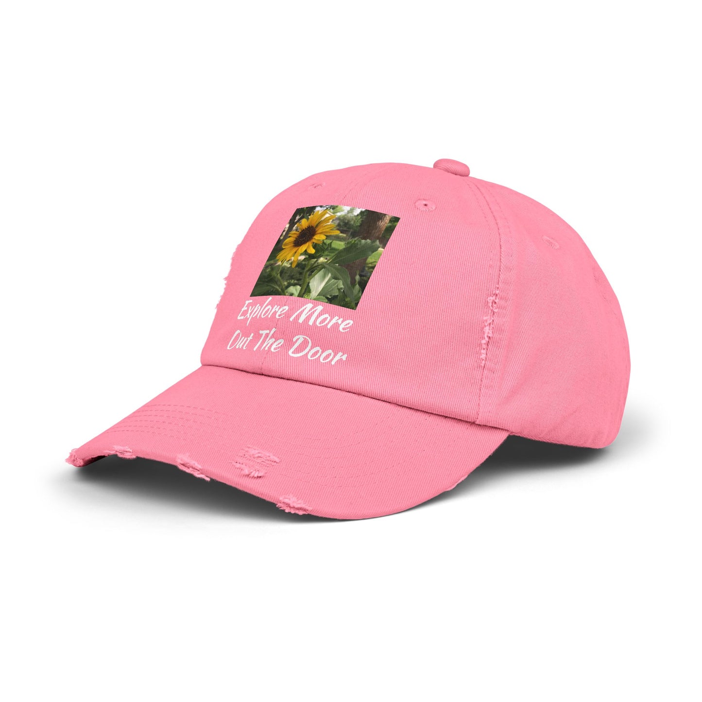 Sunflower Adventure Explore More Out the Door Distressed Cap