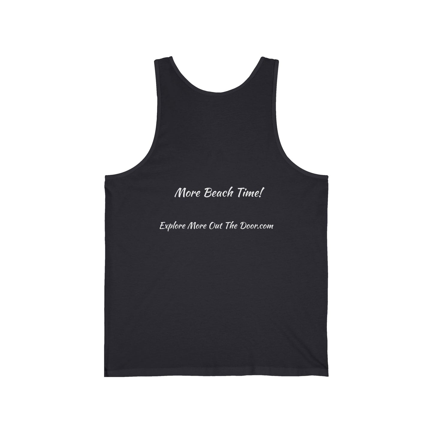 More Beach Times Jersey Tank | Perfect for Summer Parties, Beach Days, Gifts, Vacation Apparel, Casual Wear