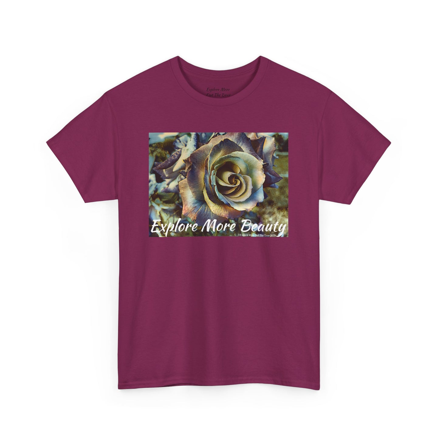 Explore More Beauty Rose Quality Cotton Tee