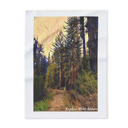 Redwood Forest Arctic Fleece Blanket