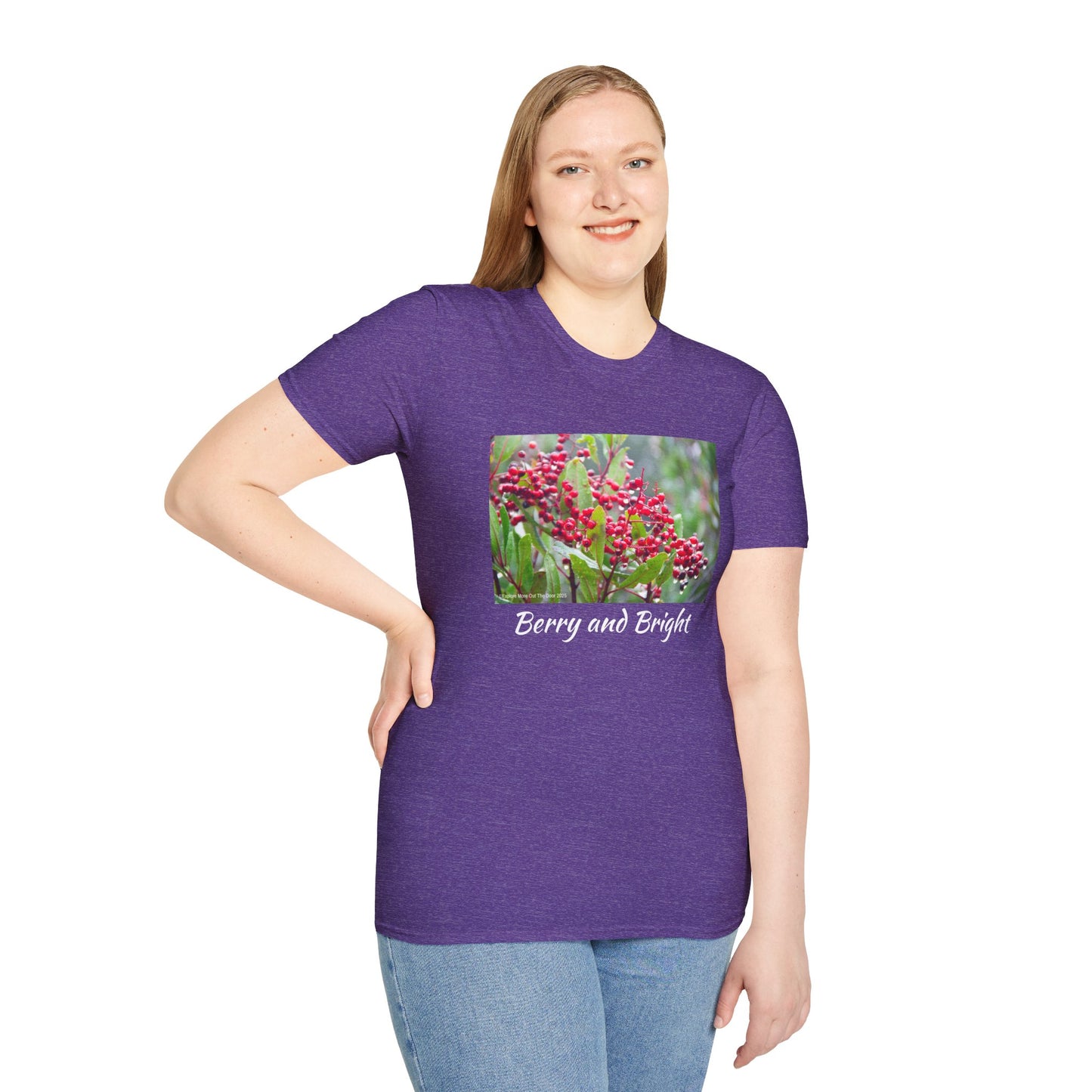 Berry and Bright Cheerful Softstyle T-Shirt