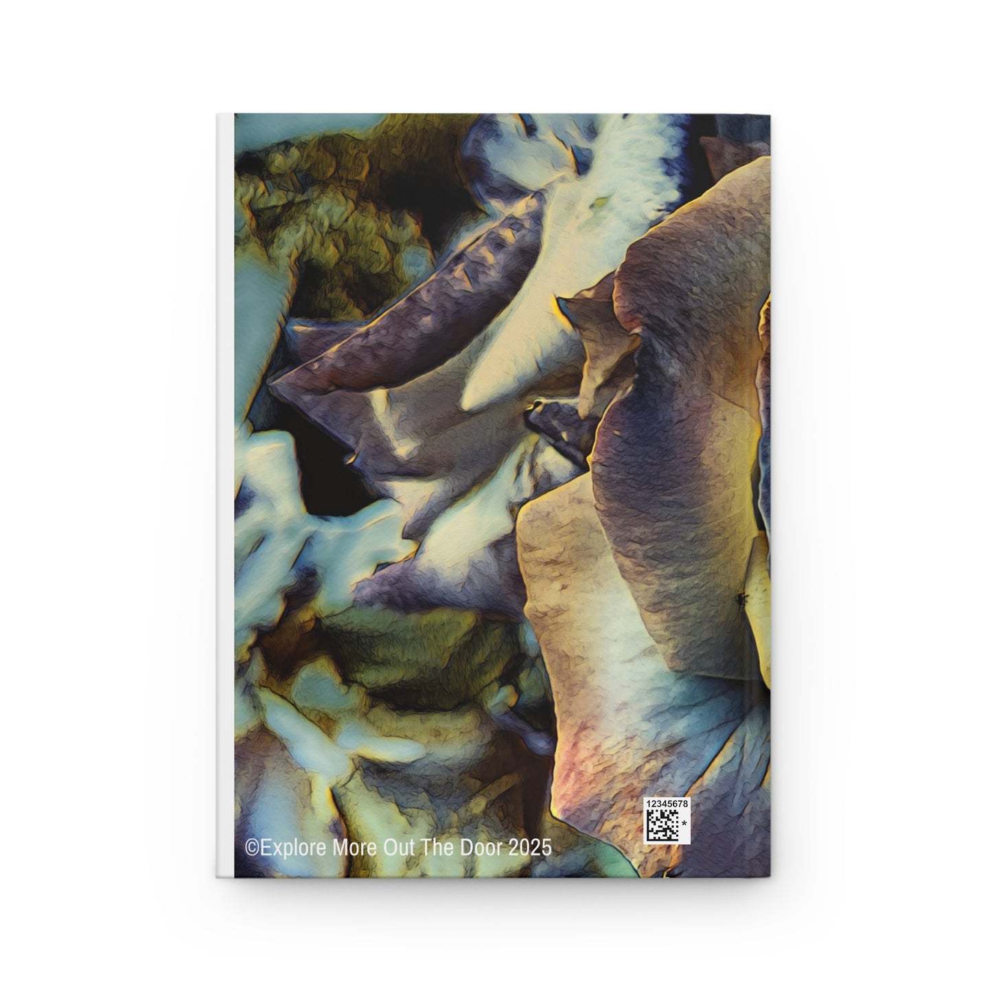 Artistic Floral Hardcover Journal | Explore More Beauty Notebook