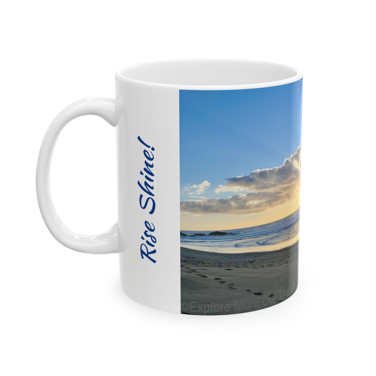 Coffee Mug Ocean Sunrise Rise and Shine Ceramic