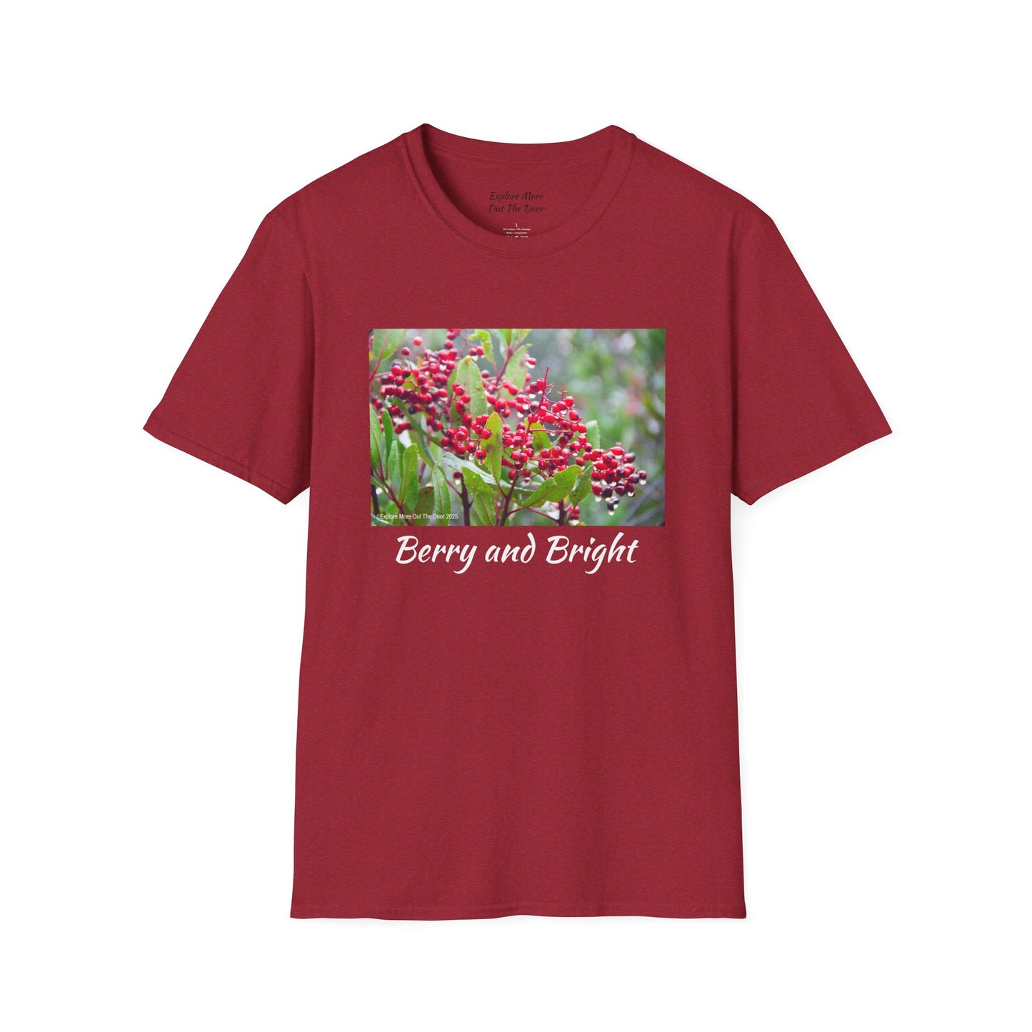 Berry and Bright Cheerful Softstyle T-Shirt