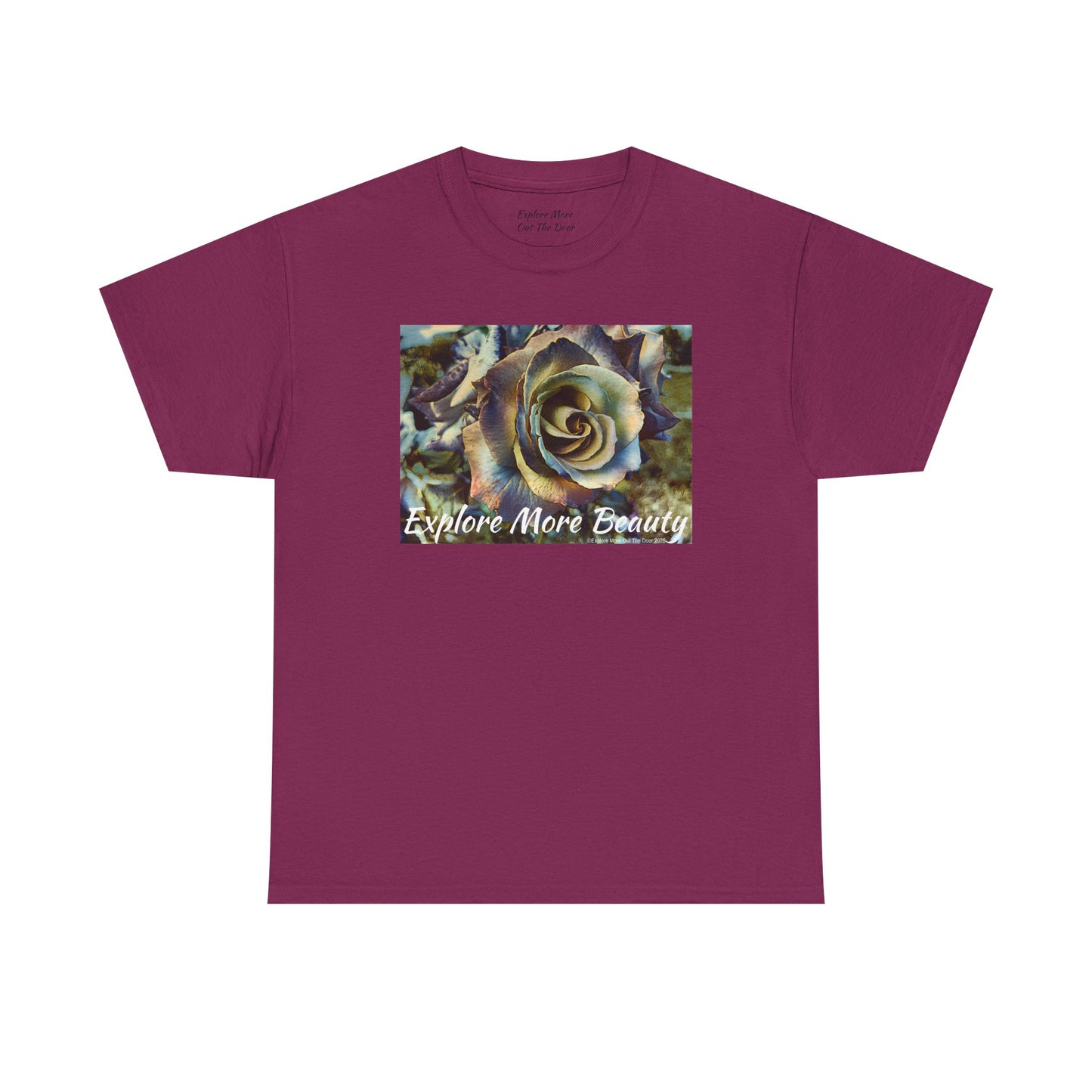 Explore More Beauty Rose Quality Cotton Tee